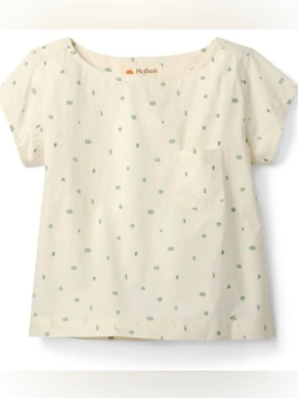 Mollusk Surf Shop Succulent Cactus Print Boxy Short Sleeve 100% cotton top Sz L